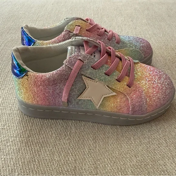 Lola + The Boys Ombré Glitter Star Sneakers - Picture 3 of 9